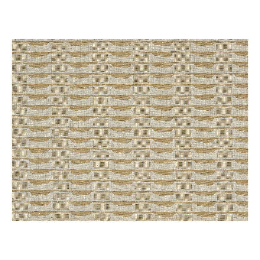 Coated placemat Casual Ethnique Beige 17"x13" 100% linen, acrylic coating, , hi-res image number 1
