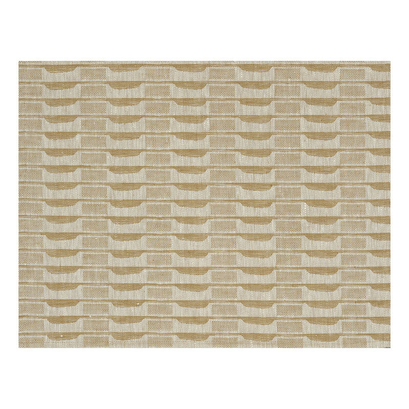 Coated placemat Casual Ethnique Beige 17"x13" 100% linen, acrylic coating, , hi-res image number 1