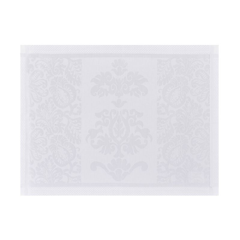 Placemat Siena Blanc White 23"x16 100% cotton, , hi-res image number 1
