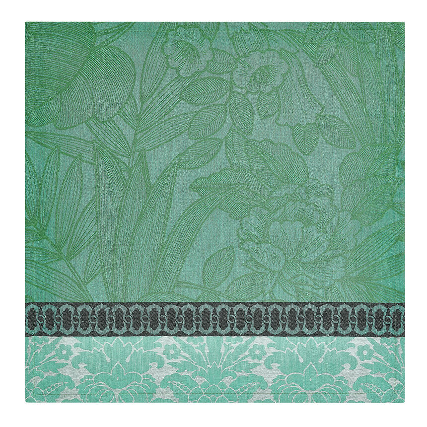 Napkin Escapade Tropicale Green 58x58 100% linen, , hi-res image number 1