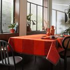 Tablecloth Bengale Tiger 68''x68" 100% cotton, , hi-res image number 0