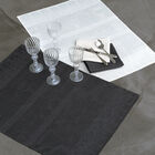 Crystal towel Cristal Dark grey 24"x31" 100% linen, , hi-res image number 0