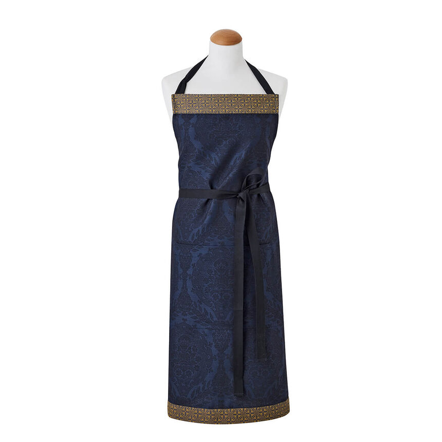 Apron Festin Blue 35"x38" 100% cotton, , hi-res