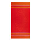 Beach towel Sand Club Voile Orange 39"x79" 100% cotton, , hi-res image number 1