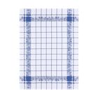 Tea towel Fraises French blue 24"x31" 100% cotton, , hi-res image number 0