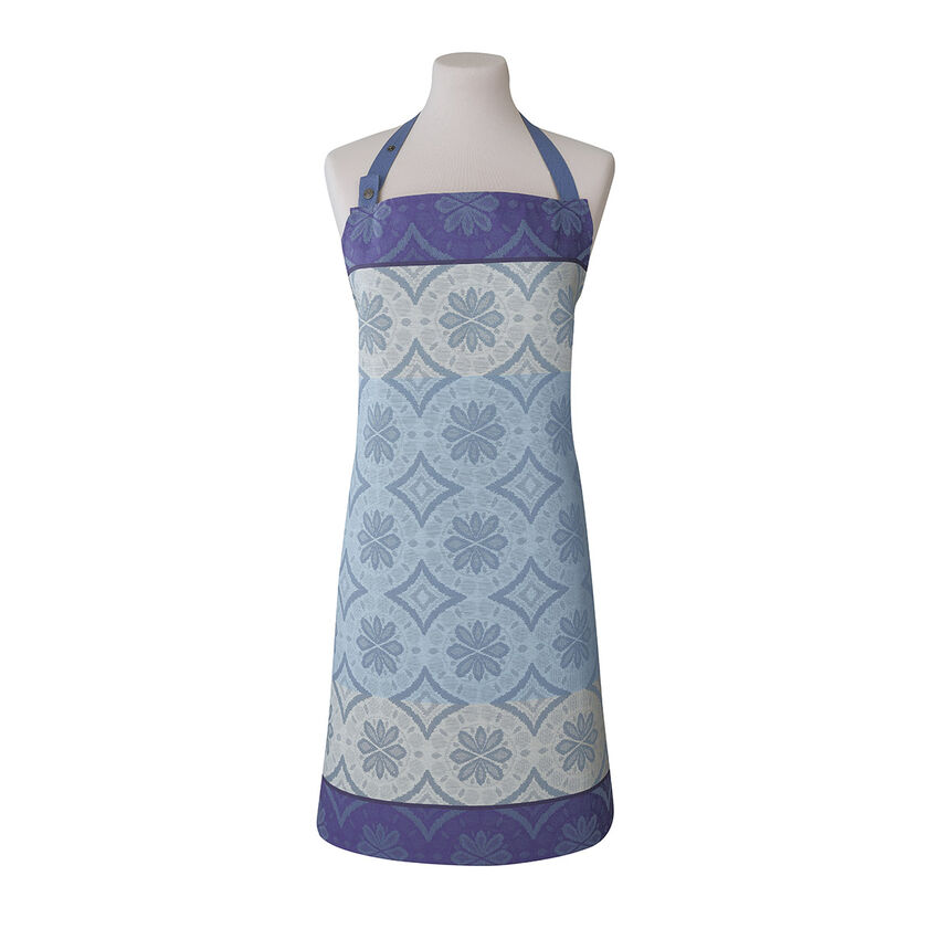 Apron Arri&egrave;re-Pays Blue 24"x38" 100% cotton, , hi-res image number 0