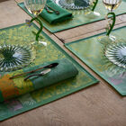 Coated placemat Cottage Green 20"x14" 100% cotton, , hi-res image number 0