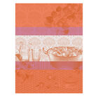 Tea towel Confitures Abricots Orange 24"x31" 100% cotton, , hi-res image number 0