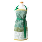 Apron Lumières d'étoiles Green 80x96 100% cotton, , hi-res image number 1