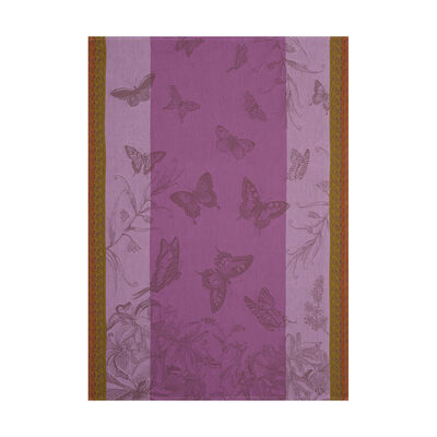 Tea towel Jardin des papillons Iris 24"x31" 100% cotton