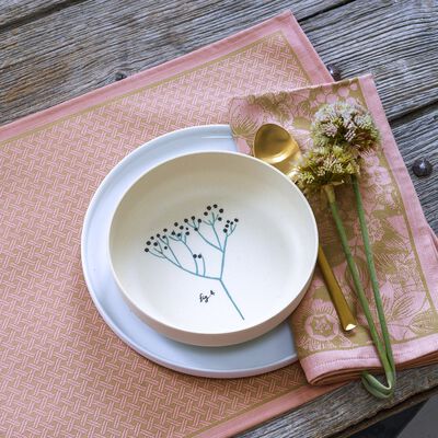 Set de table enduit Osmose Tressage Coton,  Set de table enduit Osmose Tressage Coton