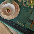 Placemat Sous les &eacute;toiles Green 20"x14" 100% cotton, , hi-res image number 0