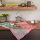 Tea towel Sérénités Pink 60x80 100% cotton, , hi-res image number 0