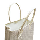 Shoulder bag Picto Beige  100% cotton, acrylic coating. Garnish: Cattle leather, , hi-res image number 3