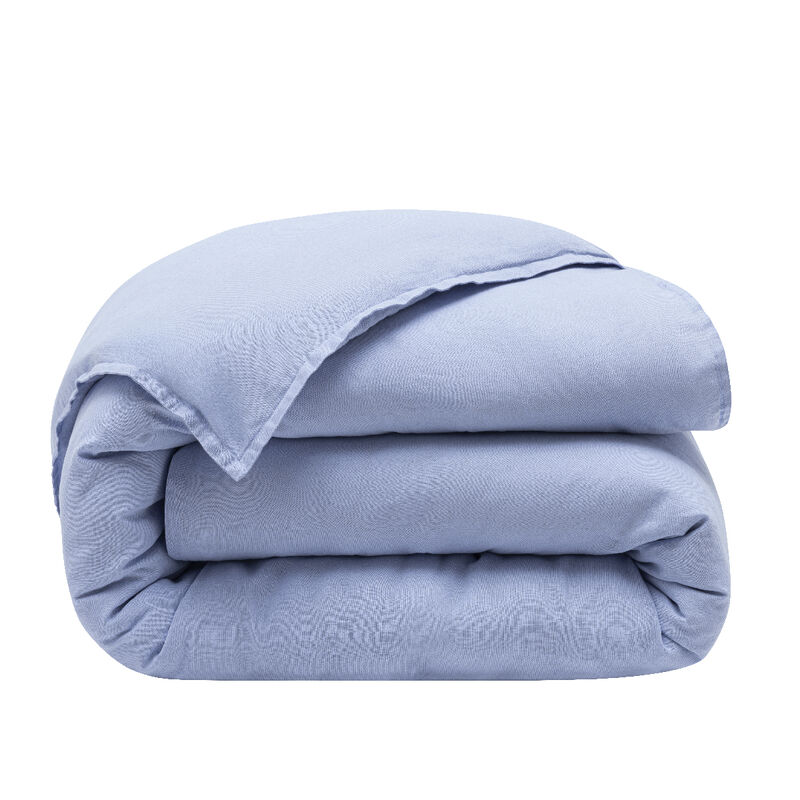 Duvet cover Nuances Blue 173X218 50% cotton - 50 % linen, , hi-res image number 0