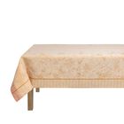 Tablecloth &Eacute;t&eacute; Indien Orange 47"x47" 100% linen, , hi-res image number 1