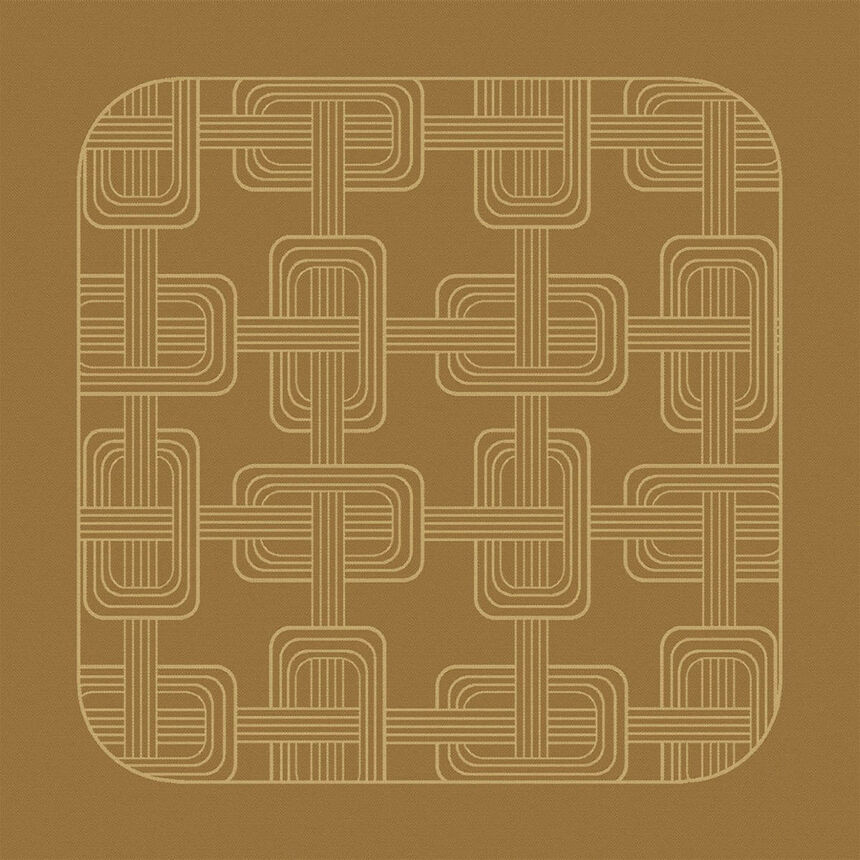 Napkin H&ocirc;tel particulier Brown 22"x22" 100% linen, , hi-res image number 1