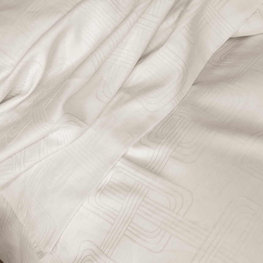 Duvet cover H&ocirc;tel particulier Grey 224X234 50% cotton - 50 % linen, , hi-res image number 2