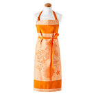 Apron Fleurs à croquer Orange 35"x38" 100% cotton, , hi-res image number 1