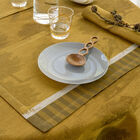 Placemat Souveraine  Gold 20"x14" 100% linen, , hi-res image number 0