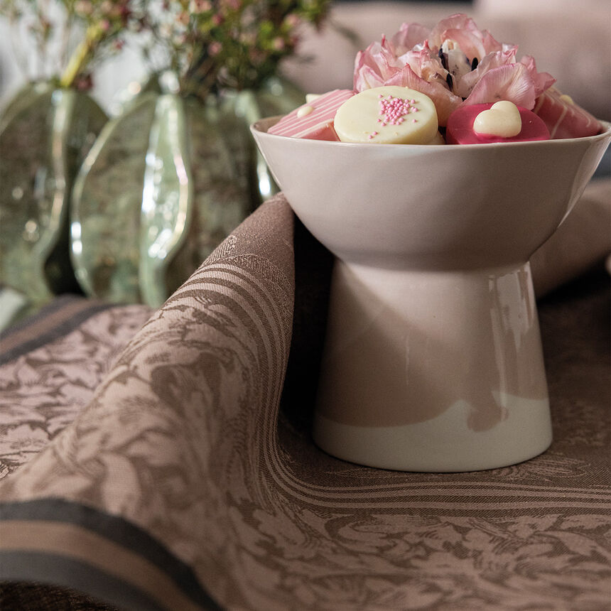 Tablecloth Romance Pink 175x175 100% linen, , hi-res image number 4