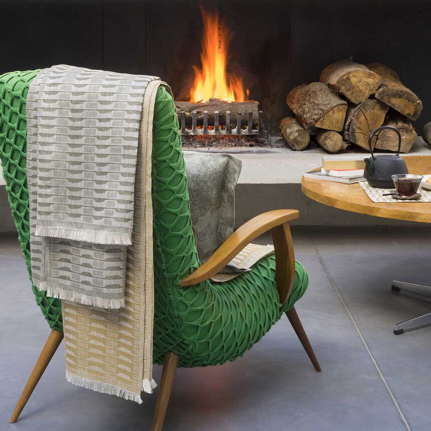 Nomad Casual Beige 43"x71 100% linen, , hi-res image number 3