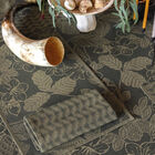 Coated placemat Sulawesi Fleurs Green 20"x14" 100% cotton, , hi-res image number 1