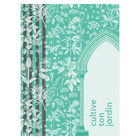 Tea towel Abbaye Terre Green 24"x31" 100% cotton, , hi-res image number 0