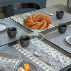 Set de table enduit Caractère Enduit Titane 50x36 100% coton, , hi-res image number 1