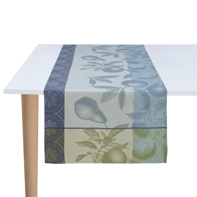 Runner Arrière-pays Blue 50x150 100% cotton, , hi-res image number 0