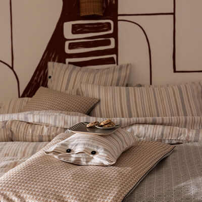Taie d&eacute;corative  Dune Coton,Lin
