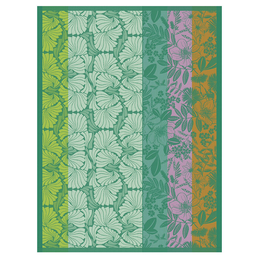 Tea towel Cottage Green 60x80 100% cotton, , hi-res image number 1