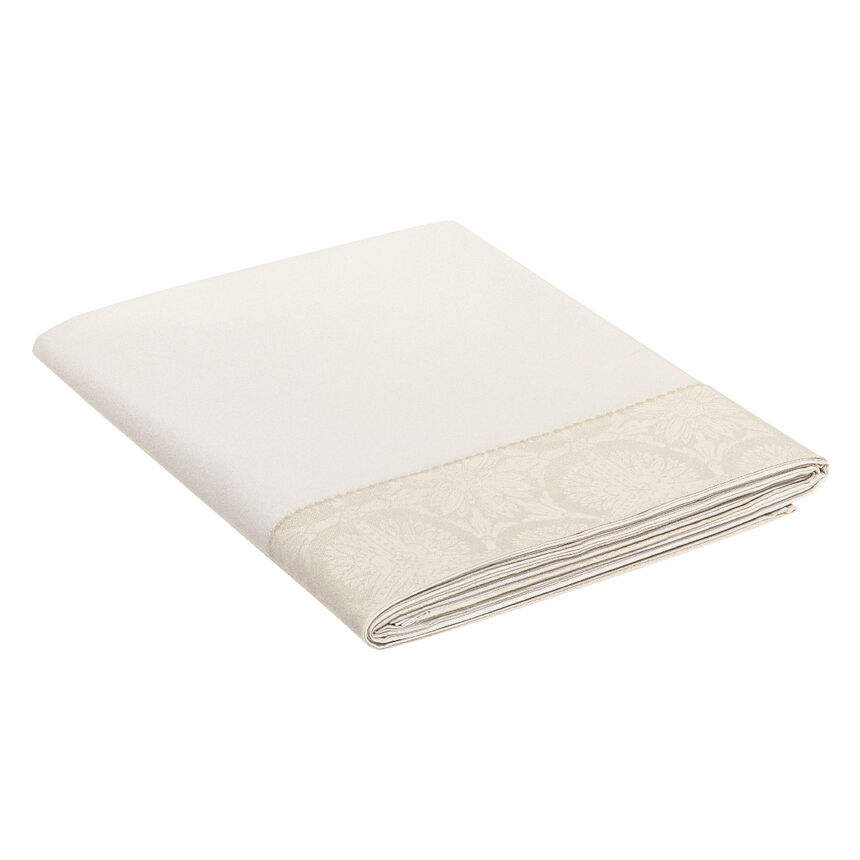 Drap plat Victoria Jasmin 290X300 50% coton - 50% lin, , hi-res image number 0