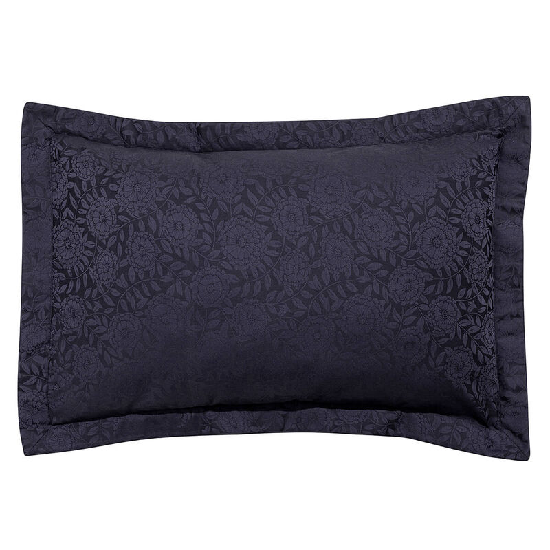 Taie décorative  Flora Encre 66X66 100% coton, , hi-res