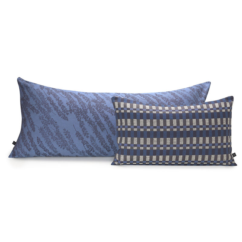 Cushion cover Origin Nature Blue 59"x16" 100% cotton, , hi-res image number 0