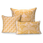 Cushion cover Soleil Yellow 12"x20" 100% cotton, , hi-res image number 0