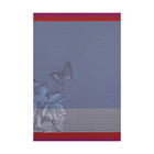 Hand towel Jardin des papillons Blue 21"x15" 100% cotton, , hi-res image number 0
