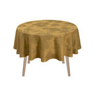 Tablecloth Souveraine  Gold 175x175 100% linen, , hi-res image number 2