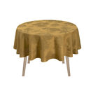 Tablecloth Souveraine Gold 69"x69" 100% linen, , hi-res image number 2