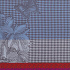 Hand towel Jardin des papillons Blue 21"x15" 100% cotton, , hi-res image number 1
