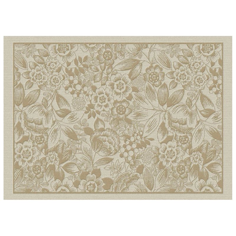 Coated placemat Osmose Florale Cork 20"x14" 100% cotton, , hi-res image number 1
