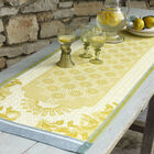 Runner Jardin d'orient Yellow 20"x59" 100% linen, , hi-res image number 0