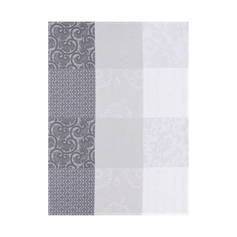Tea towel Fleurs de Kyoto Mist 24"x31" 100% cotton, , hi-res image number 0