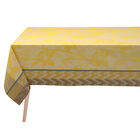 Coated tablecloth La Vie en Vosges Yellow 69"x69" 100% cotton, , hi-res image number 3