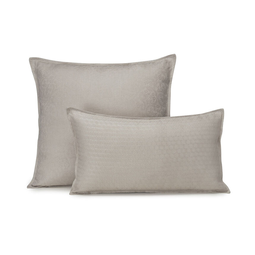 Cushion cover Portofino G&eacute;o Beige 20"x12" 100% linen, , hi-res image number 1