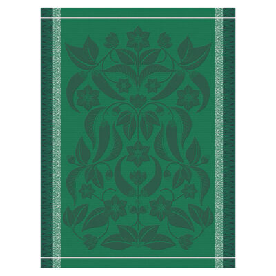 Tea towel Piments Green 24"x31" 100% cotton