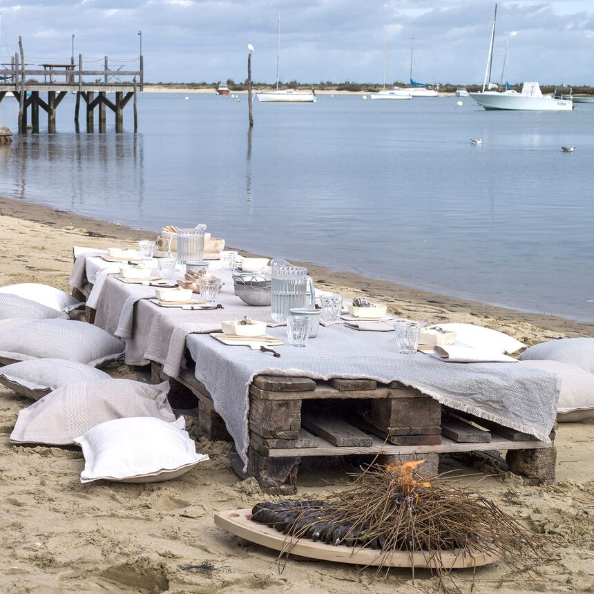 Nomad Slow Life Metal 110x180 89% cotton / 11% linen, , hi-res image number 1