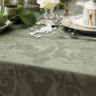Tablecloth Tivoli Green 69"x69" 100% linen, , hi-res image number 6