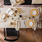 Tablecloth Slow Life re-use Beige 57"x59" 52% Cotton, 45% Recycled Polyester, 3% Other fibres, , hi-res image number 0