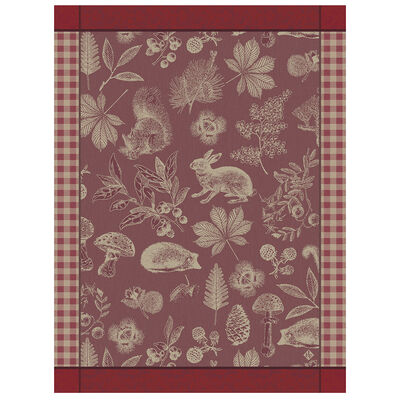 Tea towel Dans les bois Tableau Cotton